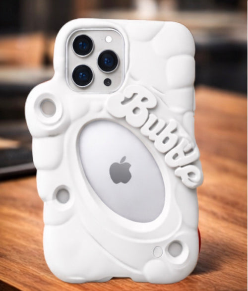 Bubble Protective Phone Case Black